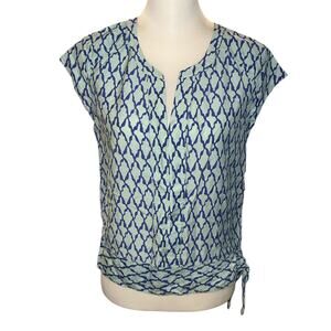 Vineyard Vines Women's Short Sleeve Top Blue Size 8